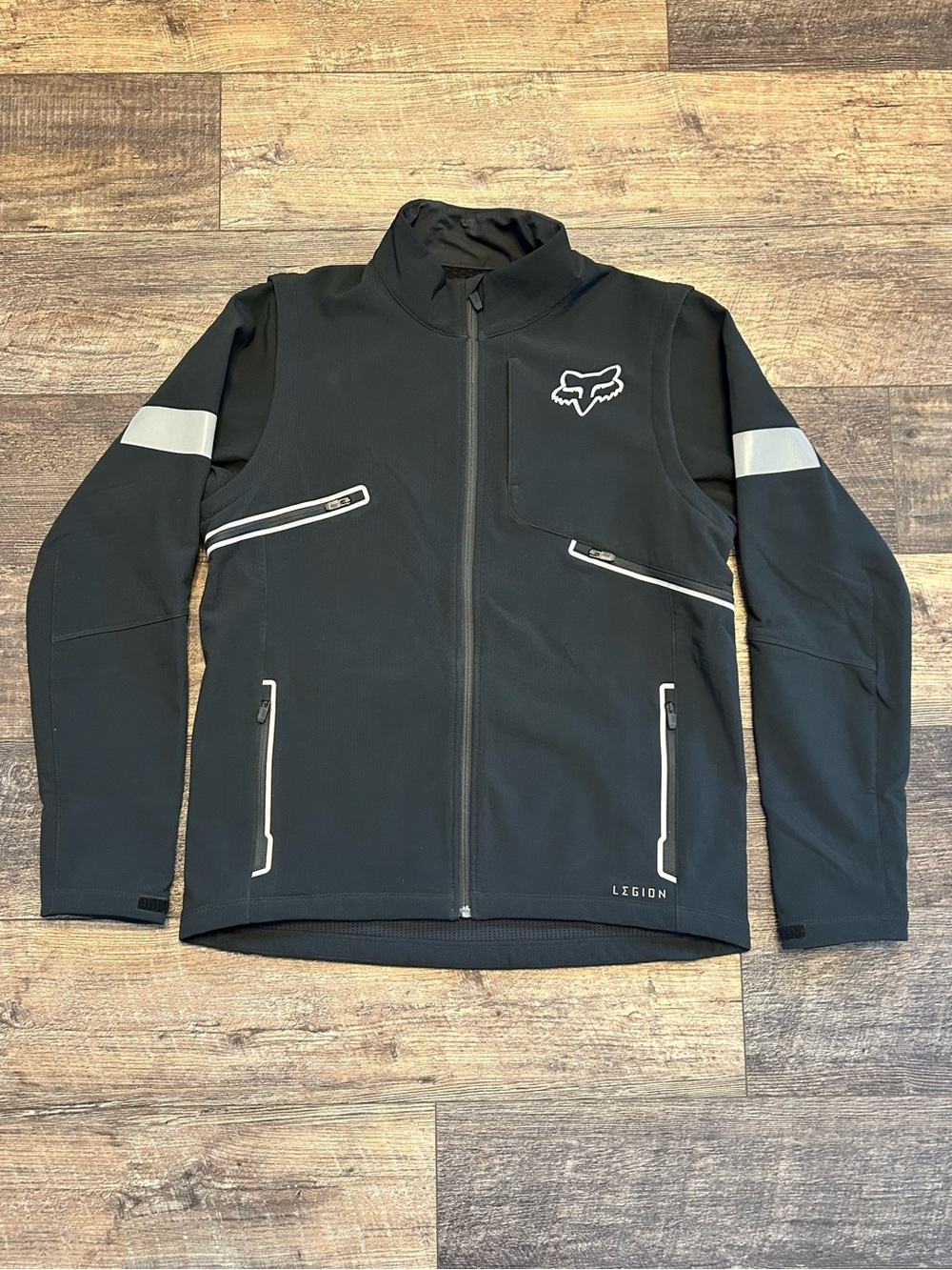 Fox Racing Legion Softshell Moto Jacket Black Men’s size Large